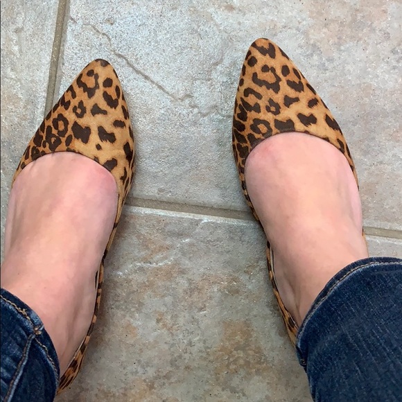 Time and Tru Shoes - Cute Leopard D’orsay flats